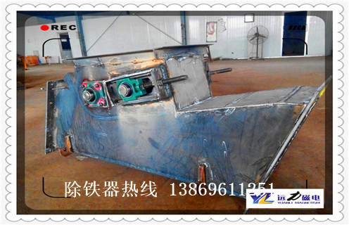 管道自动永磁除铁器，重庆管道式自动永磁除铁器价格_远力重庆管道式自动永磁除铁器12000高斯_可定制工作原理_安装示意图