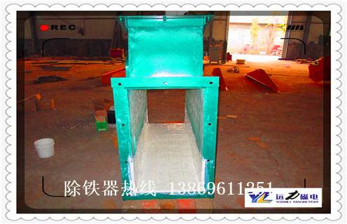 管道永磁除铁器，天津管道式永磁自动除铁器方案_远力四川液体式管道除铁器安装示意图型12000高斯_可定制工作原理_安装示意图 