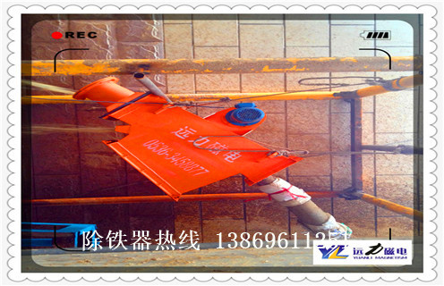 管道强磁除铁器，广西管道强磁除铁器_广西管道强磁除铁器厂家应用安装示意图型12000高斯_可定制工作原理